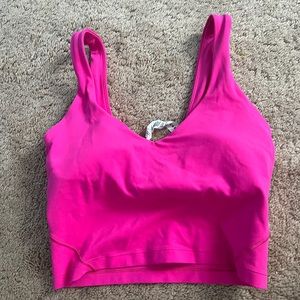 lululemon sonic pink align tank